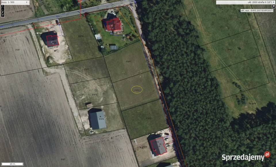 działka budowlana Prądocin