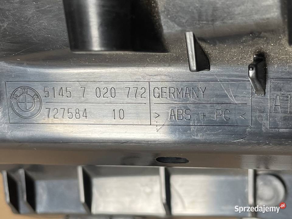 Zaślepka osłona konsoli 7020772 bmw 7 e65 e66 osobowe Szczecin