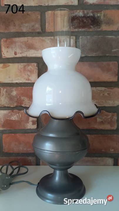 Lampka metalowa Stołowa Gabinetowa Nocna Szklany Lampy stołowe i nocne Gawroniec