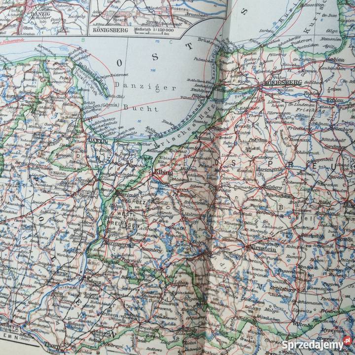 1147 Niemiecki Atlas Świata Szczecin sprzedam