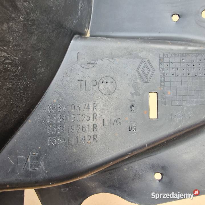 RENAULT CLIO V 1925 NADKOLE LEWE PRZÓD Bieleń