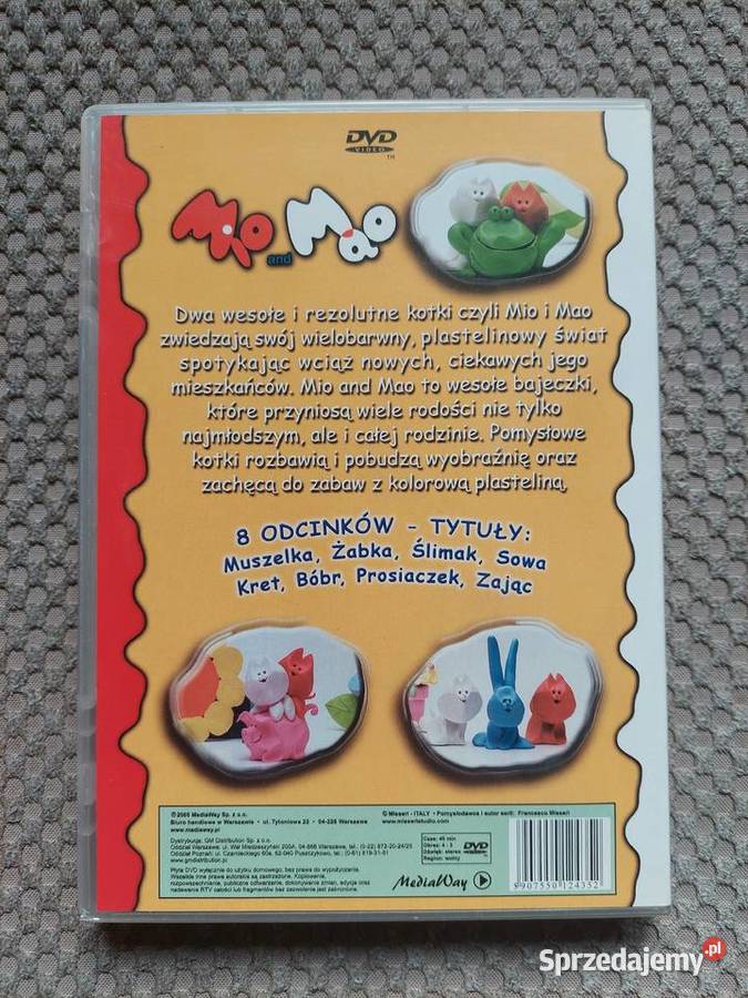 Mio i Mao Niezwykłe przygody dwóch wesołych 1 płyta małopolskie Kraków