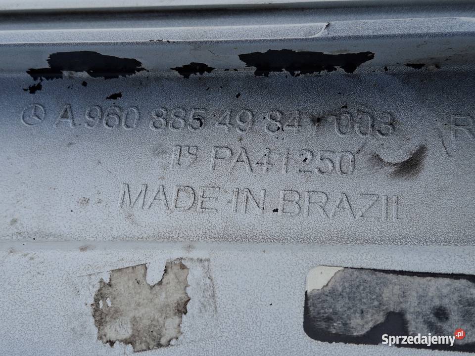MERCEDES ACTROS MP4 LISTWA REFLEKTORA PRAWA ciężarowe Bieleń sprzedam