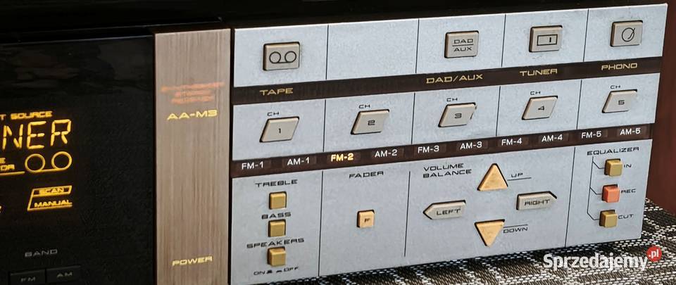 Amplituner vintage AKAI model AAM3 sprawdzony Piotrków Trybunalski sprzedam