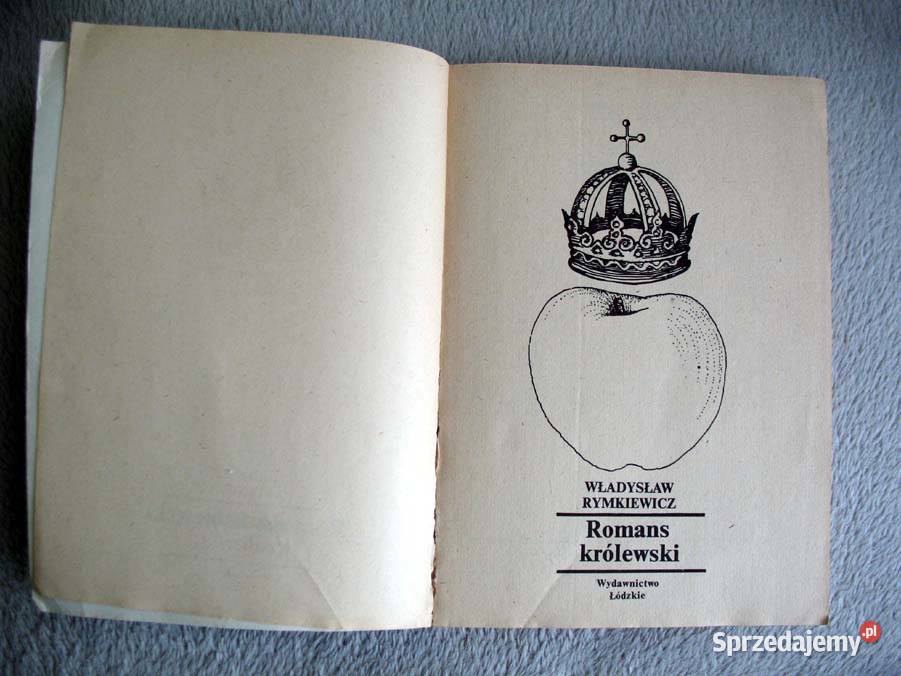 Romans Królewski W Rymkiewicz stara książka Siedlce