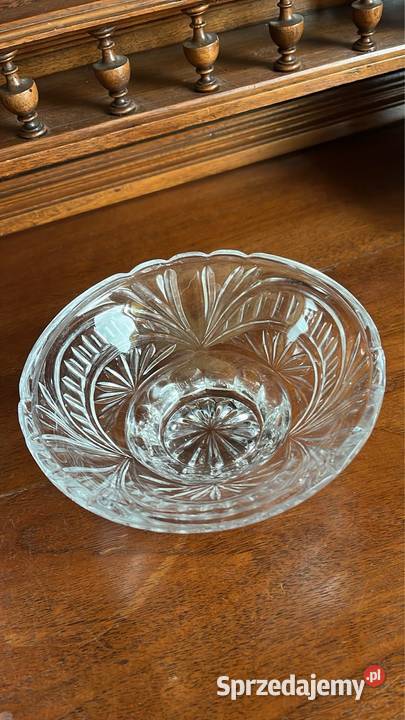 Kryształowa miseczka Na stopie pomorskie Gdańsk sprzedam