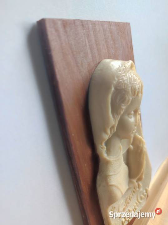 płaskorzeźba obrazek antyk unikat sakralny Kielce