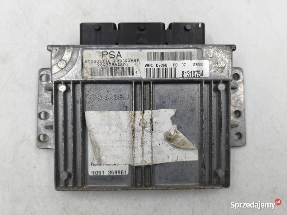 Sterownik Silnika Peugeot 406 18 16v 6FZ