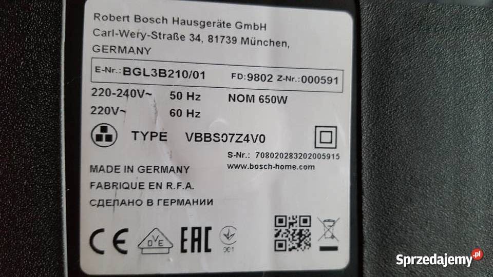 Płytka elektroniczna moduł odkurzacza Bosch mazowieckie Warszawa