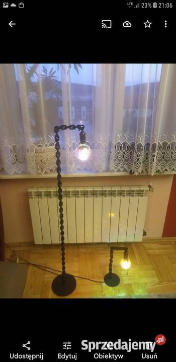 Loft lampy z łańcucha komplet Chęciny sprzedam