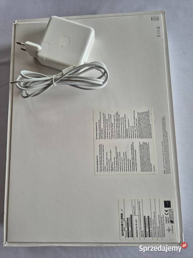 Laptop Apple MacBook Pro 16 2019 i9 8rdzeniowy