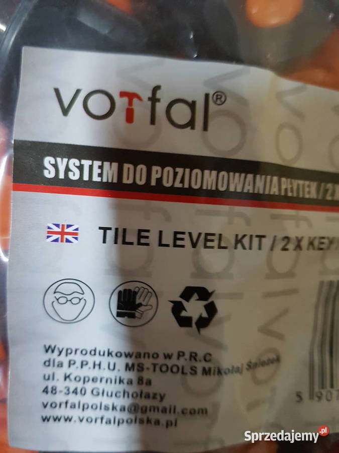 System do poziomowania płytek klipsy Głogowa