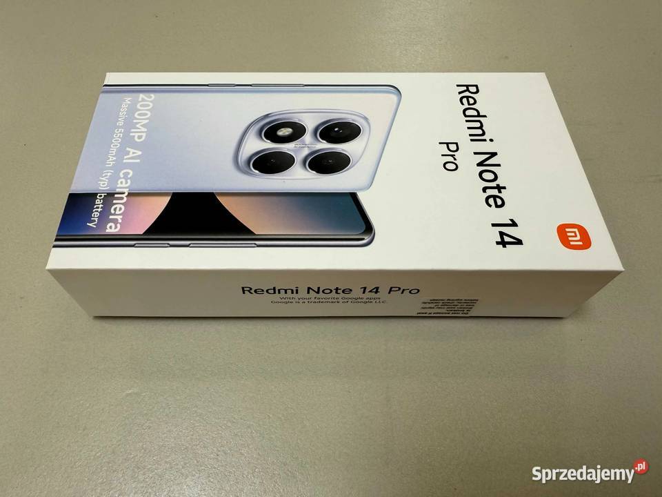 Nowy Smartfon Xiaomi Redmi Note 14 Pro 8 GB 256 dolnośląskie Ząbkowice Śląskie