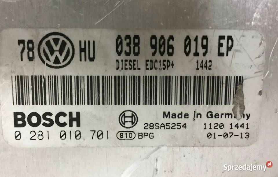 STEROWNIK SILNIKA VW PASSAT B5 FL 19 TDI AVF Działoszyce sprzedam