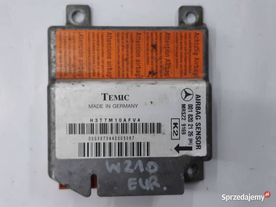 MERCEDES W210 Sensor moduł sterownik poduszek Ksawerów