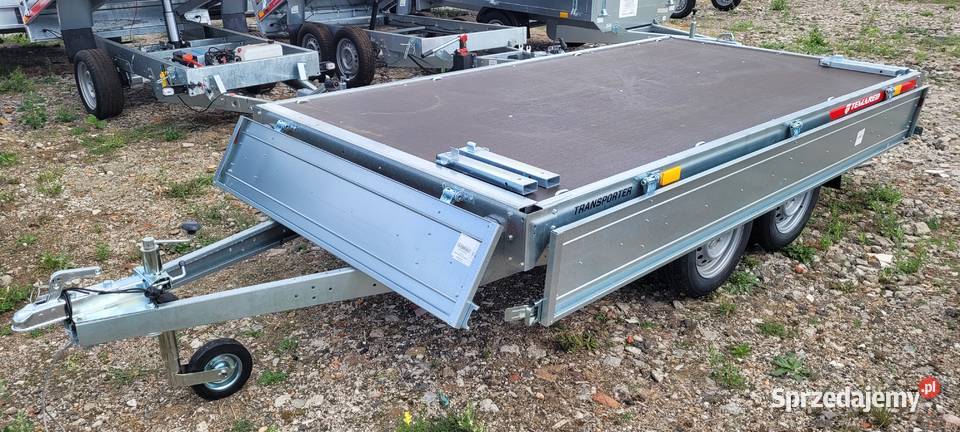 Przyczepka platforma 3x15 TEMARED tandem 750DMC Piła