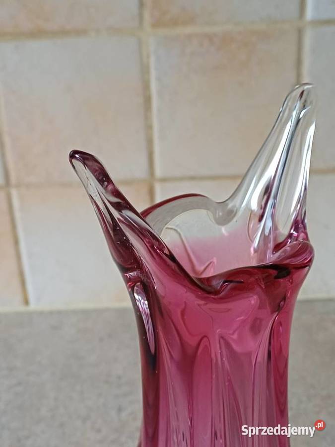 vintage czeskie szkło Nowy Targ