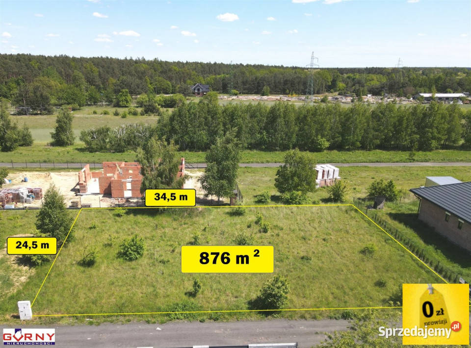 Grunt Piotrków Trybunalski 876m2