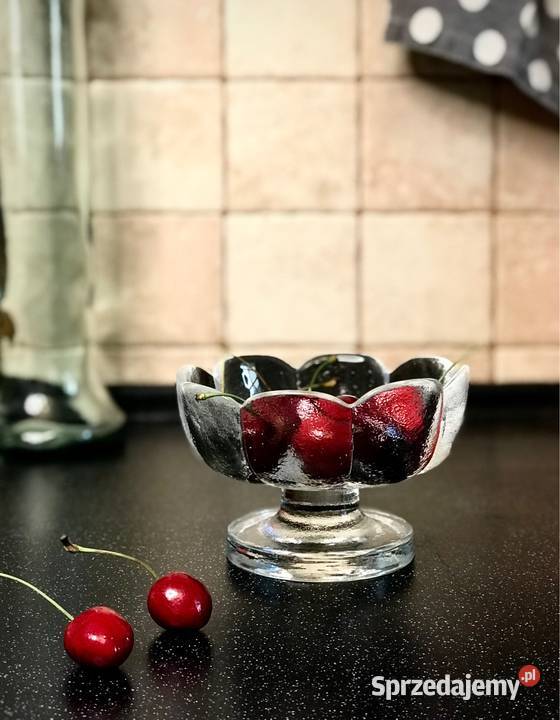 Owocarka cukiernica szkło kryształowe śląskie