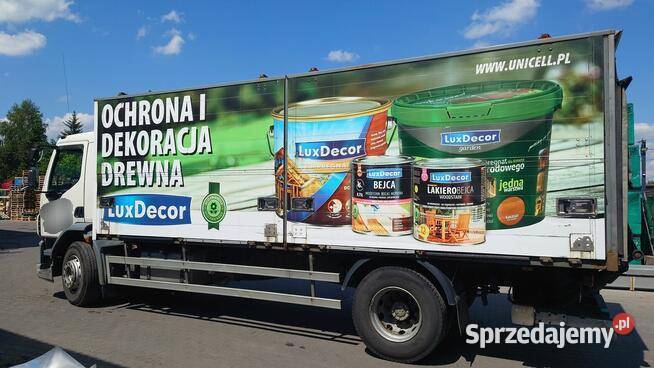 Kontener aluminiowy paka skrzynia ładunkowa daf Sierakowice
