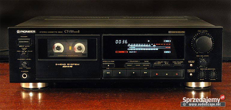 PIONEER CT737 Mark II paski Warszawa sprzedam