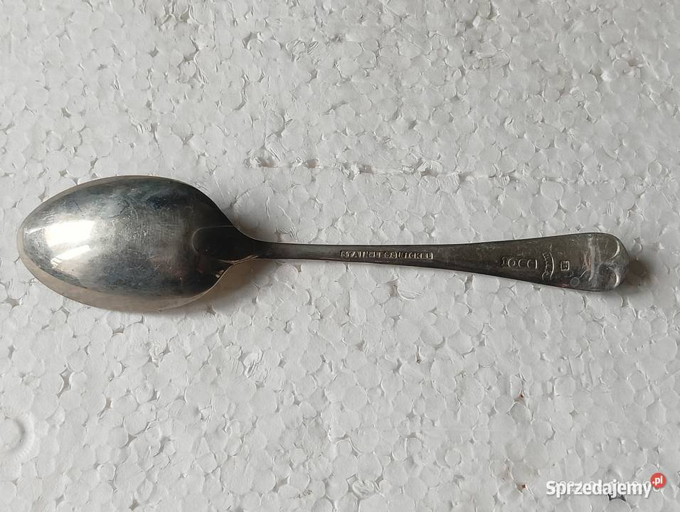 Komplet starych łyżeczek angielski srebrzony TWS Kraków