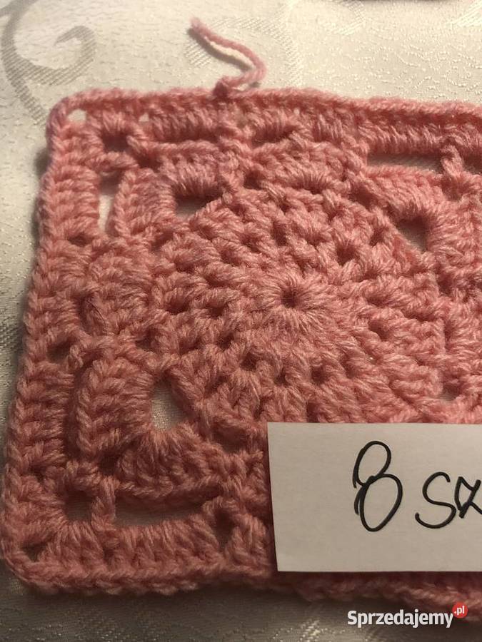 kwadrat babuni na szydełku NOWEna mazowieckie Zegrze