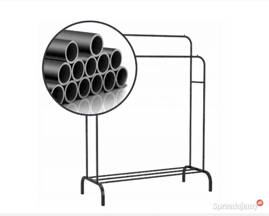 Wieszak stojący wieszak na ubrania metalowy