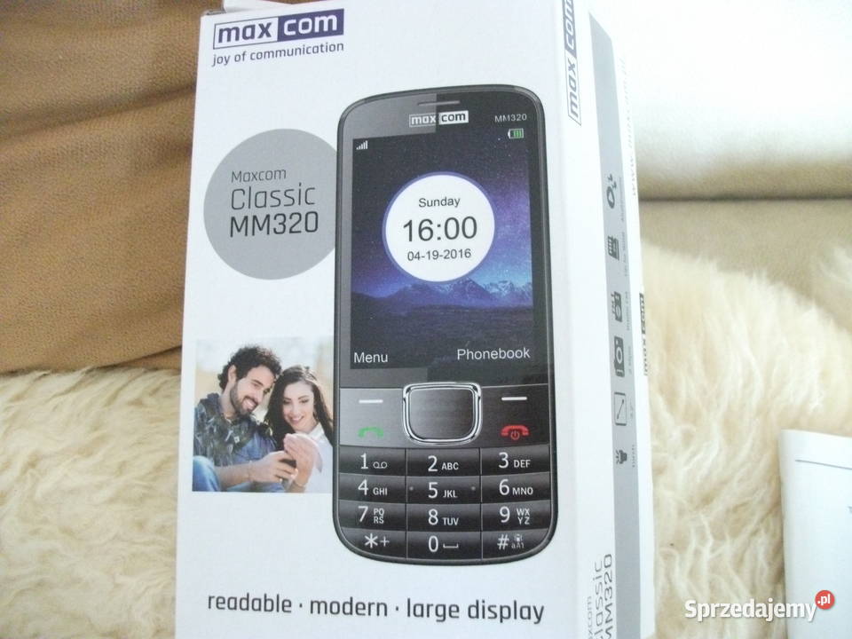 Komórkowy telefon Maxcom MM330 z ładowarką Warszawa