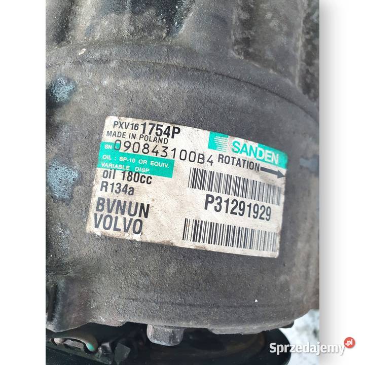 SPRĘŻARKA KLIMATYZACJI Volvo V40 S40 C70 PXV16 osobowe Chełm