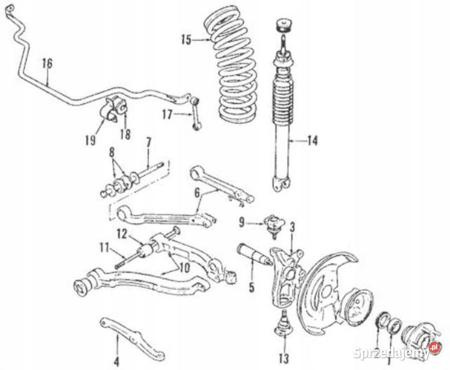 WAHACZ PRAWY PRZÓD DOLNY JAGUAR XJ6 sprzedam