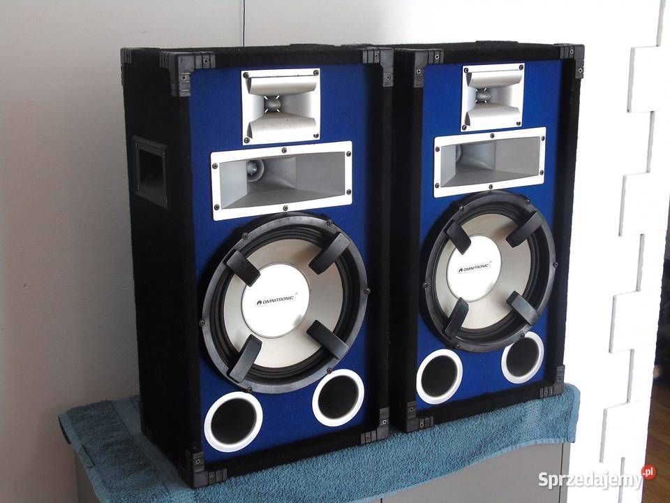 Kolumny estradowe Omnitronic 2x 300 wat sprawne Jasło