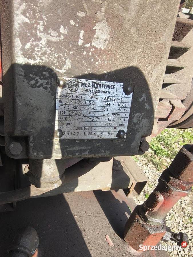Kompresor tłokowy silnik 75kW Mściów sprzedam