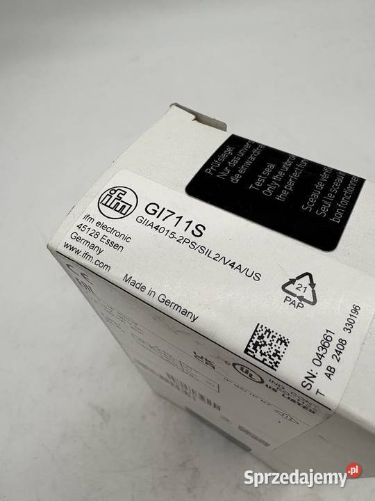 IFM GI711S Indukcyjny czujnik bezpieczeństwa Warszawa