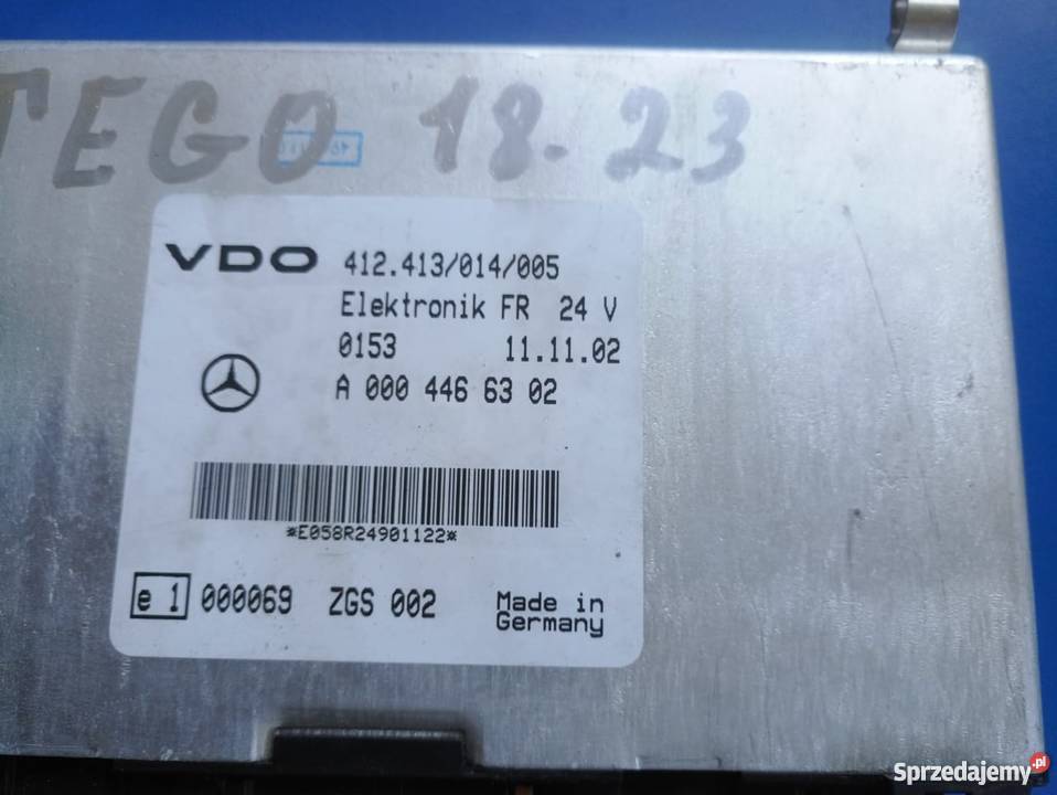 STEROWNIK FR MERCEDES ATEGO ACTROS 0004466302 ciężarowe Rzędowice
