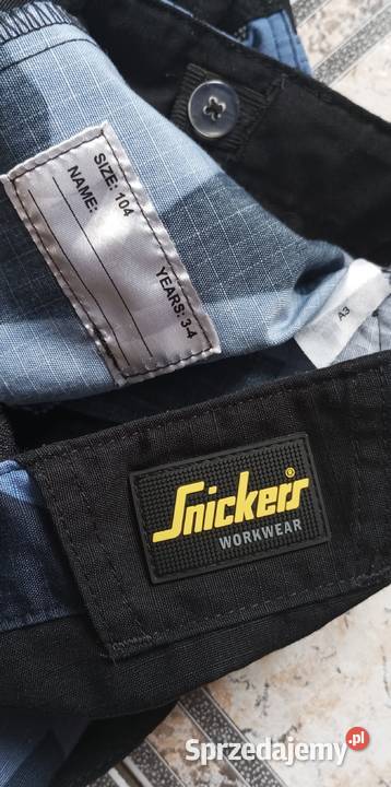 Snickers spodnie dziecięce chłopięce r 104 34 Sędziszów Małopolski