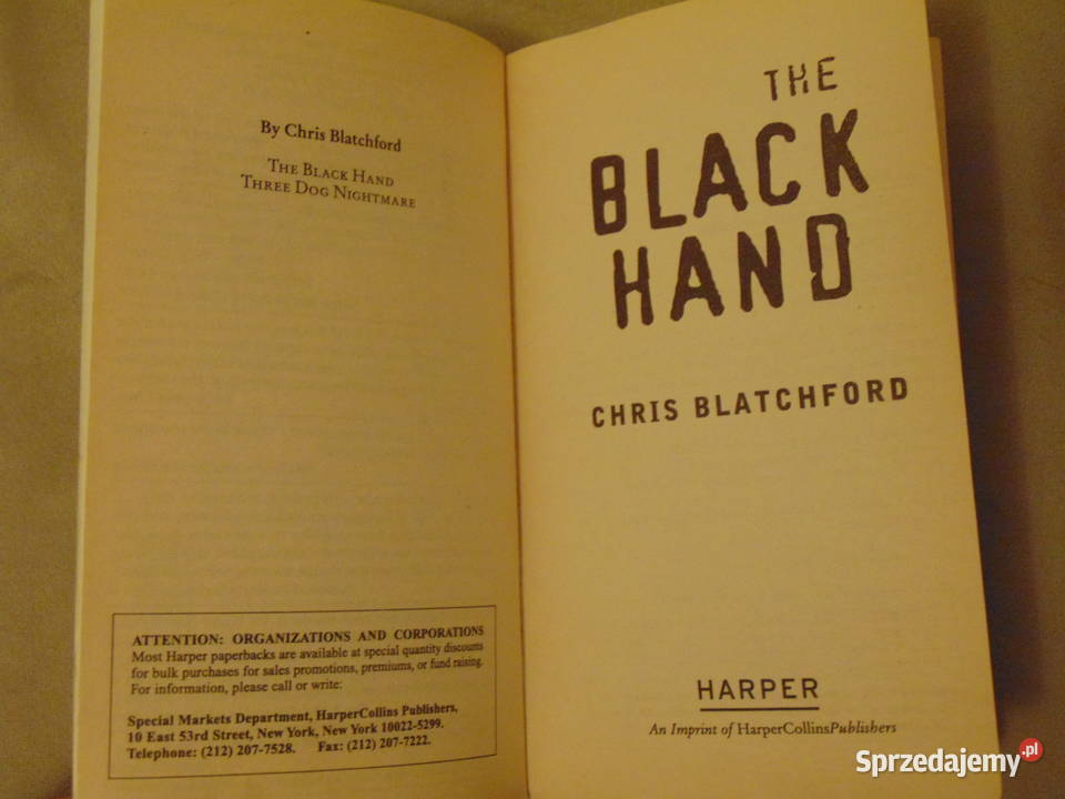 The Black Hand Chris Blatchford Lublin