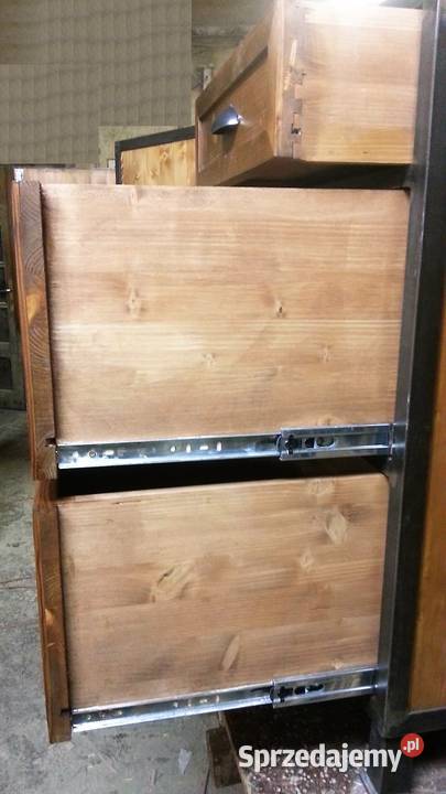 Szafka LoftKomoda industrialna RTVLoftMeble Warszawa