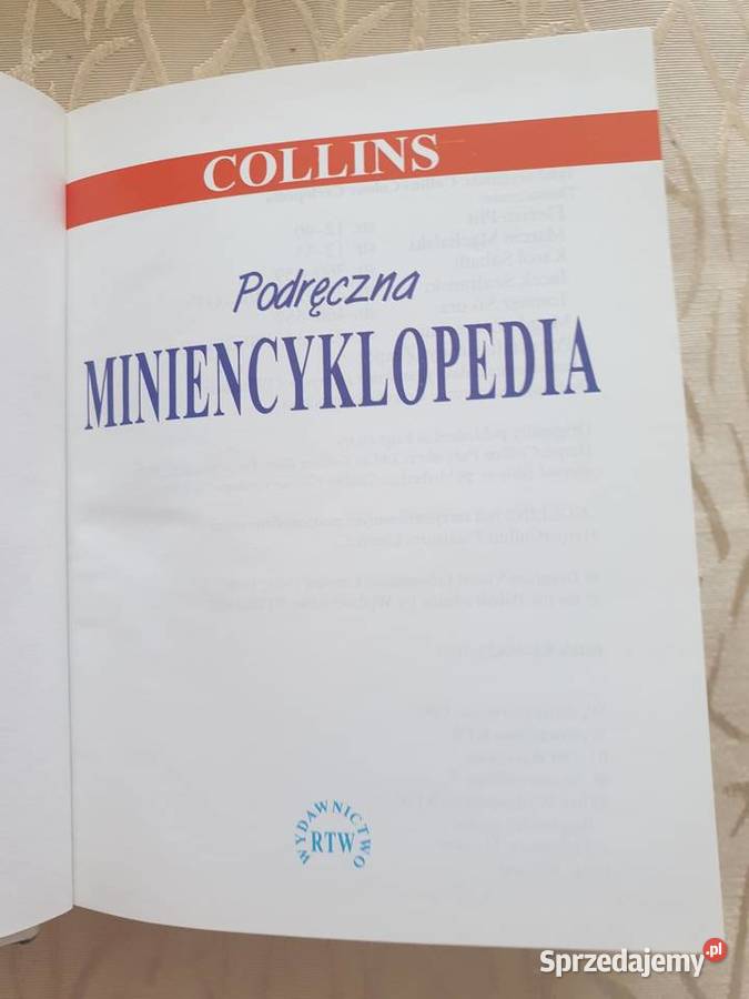 Podręczna Mini Encyklopedia Collins twarda Książki naukowe i popularnonaukowe Kraków