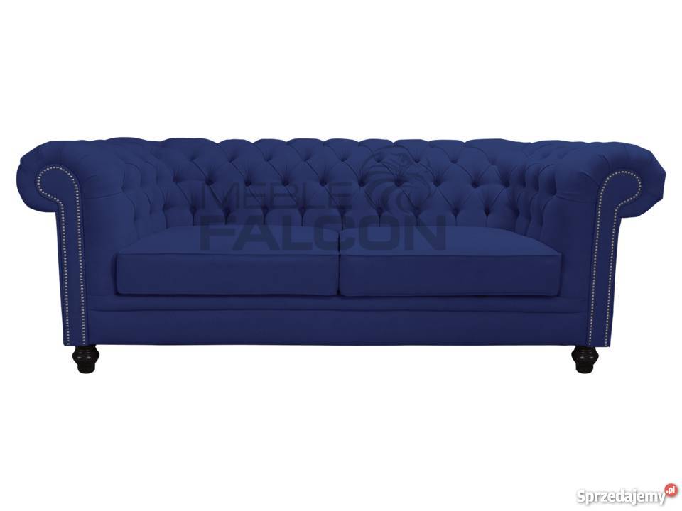 Pikowana sofa Chesterfield Next PRODUCENT MEBLE zielony Gdańsk