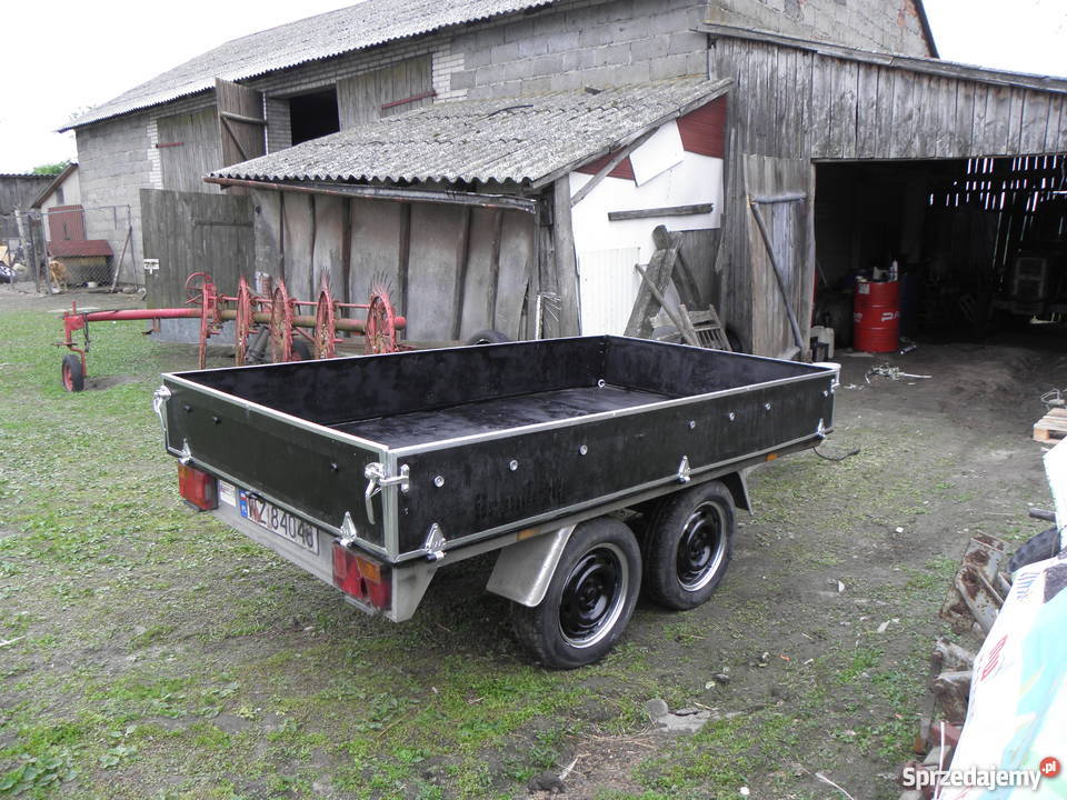 Przyczepka 2 osiowa 2 Burtowe i plandeki Zduńska Wola sprzedam