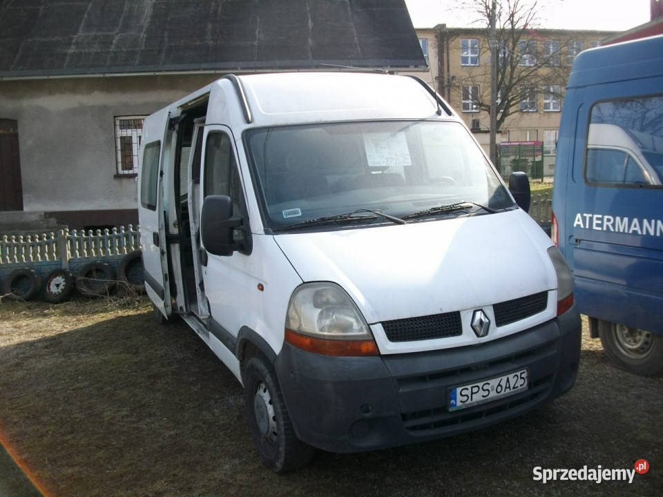 Renault Master 7 osobowy Przestrzeń ładunkowa Katowice