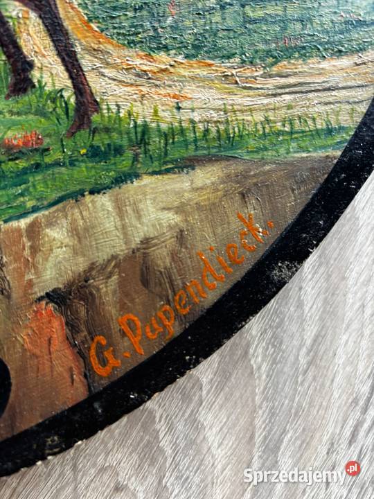 Obraz okrągły jeleń dekoracja ścienna Gerlach