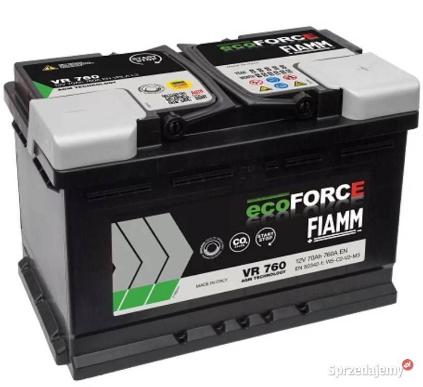 Akumulator 70AH Fiamm ECOFORCE AGM osobowe Wrocław