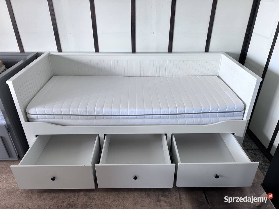 IKEA HEMNES Łóżko Leżanka z 3 szufladami 2
