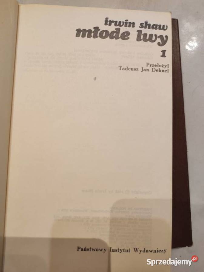Młode lwy Irwin Shaw Kielce