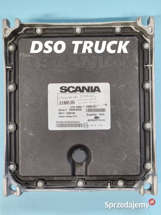 KOMPUTER STEROWNIK ECU BMU6 SCANIA R S 2405737 Zawichost sprzedam