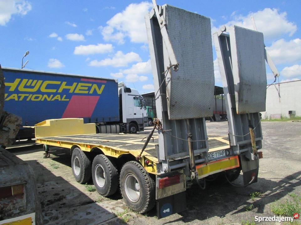 NACZEPA ZREMB Niskopodwoziowa Niskopodłogowa Brzostek