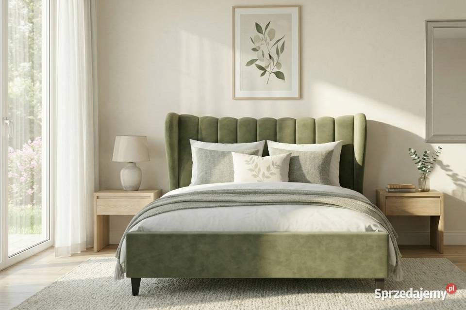 Jasmine łóżko z pojemnikiem 140x200 RÓŻOWE zachodniopomorskie