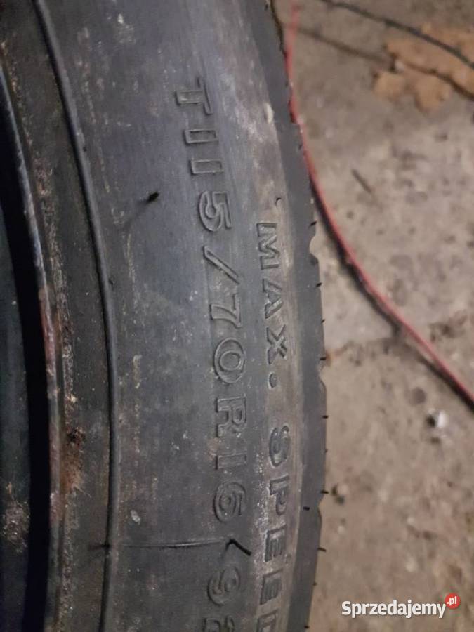 Dojazdówka zapas opel r16 5x110 Pozostałe podkarpackie sprzedam